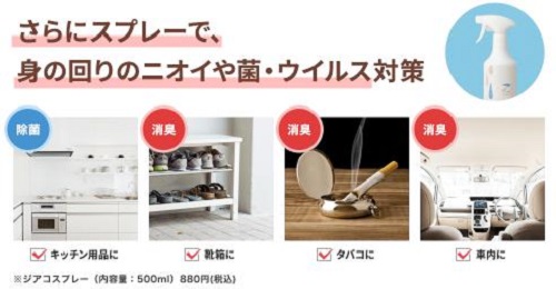 「ZiACO(ジアコ)」スプレー